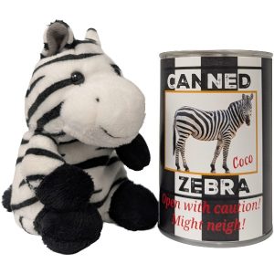 Canned Zebra