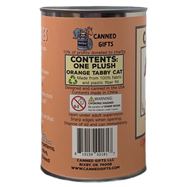 Canned Tabby Cat (Orange) - Image 4