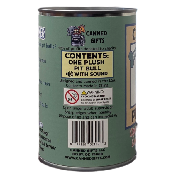 Canned Pit Bull w/Barking Sound - Image 4