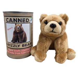 Canned Grizzly Bear