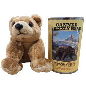 Canned Grizzly Bear (Artistic Glacier Park Edition)