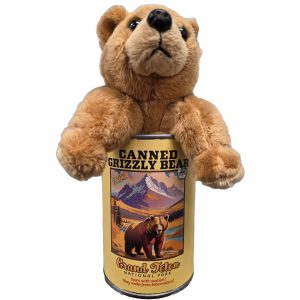 Canned Grizzly Bear (Artistic Grand Teton Edition)