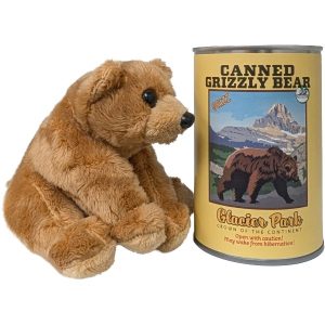 Canned Grizzly Bear (Artistic Glacier Park Edition)