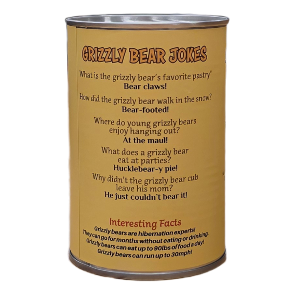 Canned Grizzly Bear (Artistic Montana Edition) - Image 3