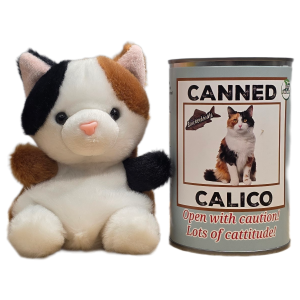 Canned Calico Cat