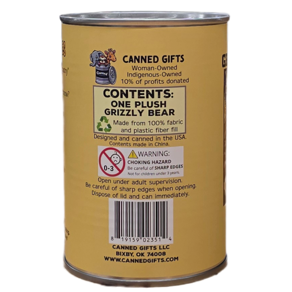 Canned Grizzly Bear (Artistic Montana Edition) - Image 4