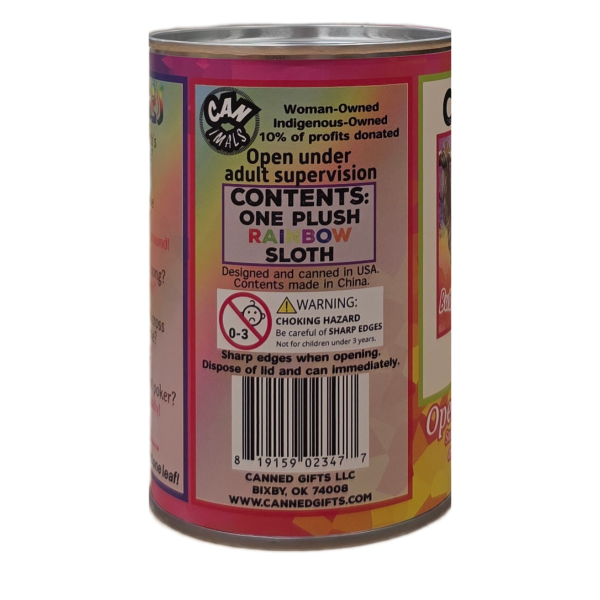 Canned Rainbow Sloth - Image 4