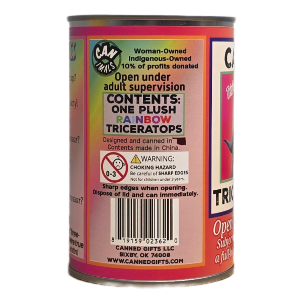 Canned Rainbow Triceratops - Image 4